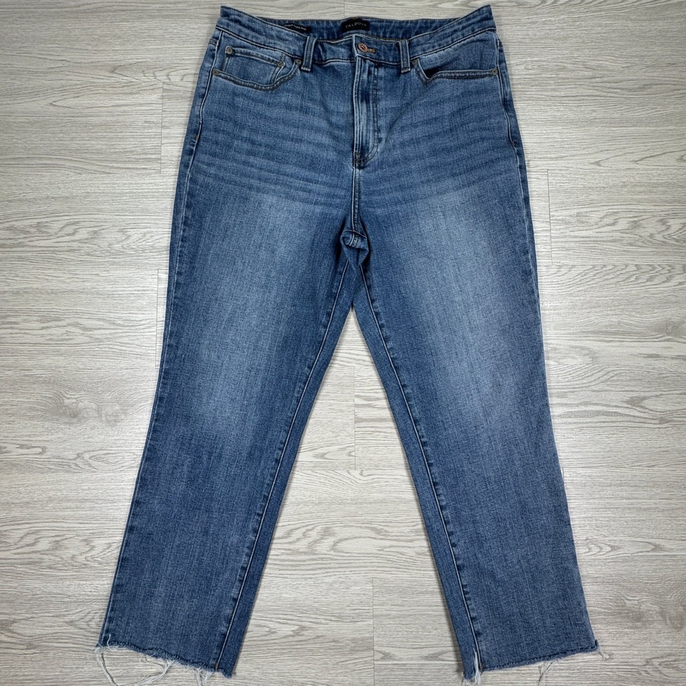 Talbots Mid Wash Blue Cropped Ankle Jeans